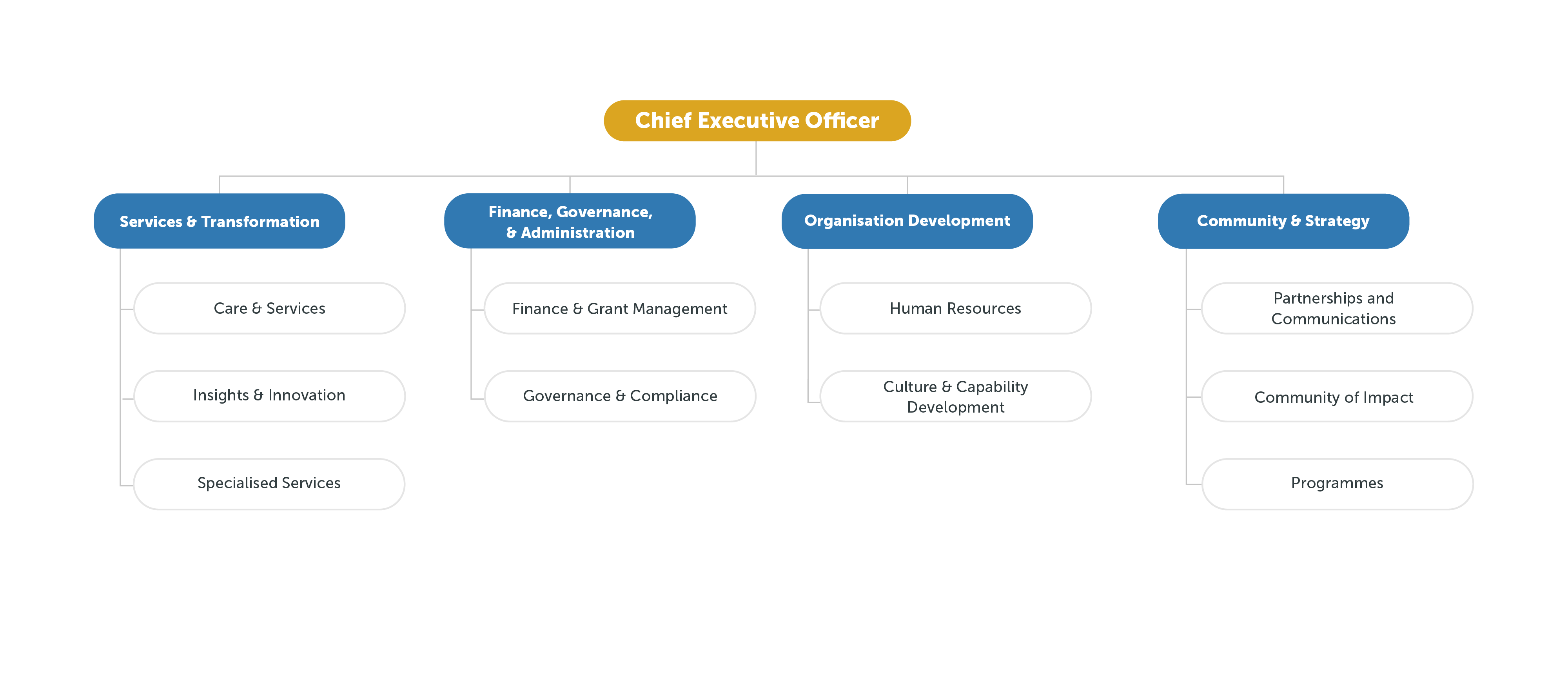 New Hope Community Services’ Organisational Chart